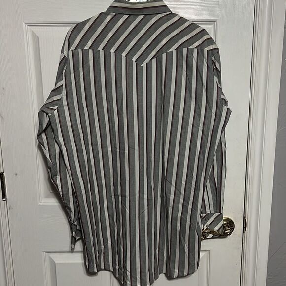 🔥🔥 Vintage ATB WESTERN WEAR PEARL SNAP SHIRT - Excellent Condition- Men Sz XL - Picture 6 of 7